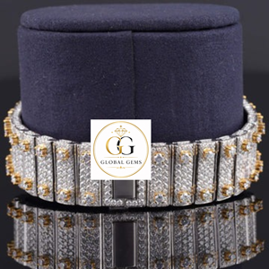 Most Selling Luxury Stainless Steel Iced Out Moissanite Diamond Watch for Party Hip Hop and Street Style Available at Best Price - Product Image 5