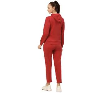 Conjunto Deportivo Personalizado de Otoño para Mujer, Sudadera de Forro Polar, Top Corto de Manga Larga, Pantalones Deportivos y Sudadera con Capucha - Product Image 2