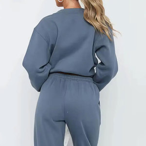 Ensemble de survêtement unisexe Econex Sports Color Blocking 2 en 1, streetwear, sweat à capuche, fermeture éclair intégrale, manches longues, coupe régulière, décontracté - Product Image 4