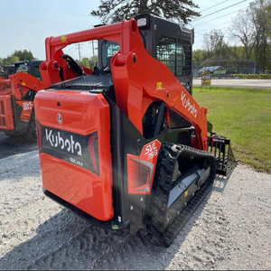 รถตักล้อยาง Kubota SVL75-3 เครื่องยนต์ดีเซล รถตักขนาดเล็กแบบตีนตะขาบ หัวบดไม้สำหรับงานป่าไม้ หัวบดไฮดรอลิกสำหรับไม้ซุงและตอไม้ - Product Image 1