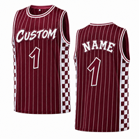 Maillot de basket-ball EL BARCO personnalisé de haute qualité à séchage rapide pour enfants et jeunes, antibactérien, 100% polyester, sans manches, été