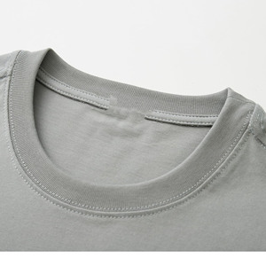 T-shirts pour hommes en coton premium, style Old Money tendance, coupe slim, col rond, doux, respirants et décontractés - Product Image 2