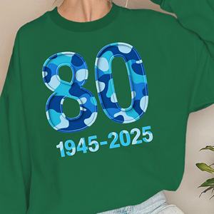 Sweat-shirts décontractés pour femmes en tricot imprimé camouflage bleu 80 - Product Image 3