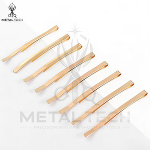 Meilleures ventes de pinces à cheveux en métal or, noir et argent, personnalisées et professionnelles pour la coiffure en salon - Product Image 3