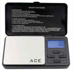 เครื่องชั่งทองคำดิจิตอลแบบพกพาคุณภาพสูง ACE DV-500  500 กรัม/0.01 กรัม ใช้พลังงานจากแบตเตอรี่ หน้าจอ LCD พร้อมไฟพื้นหลัง ทนทานและพกพาสะดวก - Product Image 2