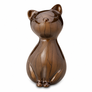Wholesale Otto International Cat Cremation <b>Urns</b> <b>for</b> Pet <b>Ashes</b> Handmade Metal American Style 50 Cubic Inches Custom Funeral - Product Image 2