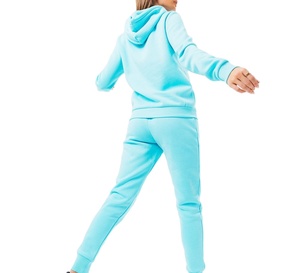 Chándal con Capucha para Mujer al por Mayor, Personalizado con Bordado e Impresión, Diseño Sólido Informal, Poliéster y Algodón Transpirable, Grueso para Invierno - Product Image 4