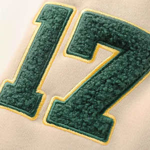 Veste de sport vintage pour homme, design brodé vert, col montant, tissu enduit sur le devant, couleurs et tailles personnalisables pour hommes - Product Image 4