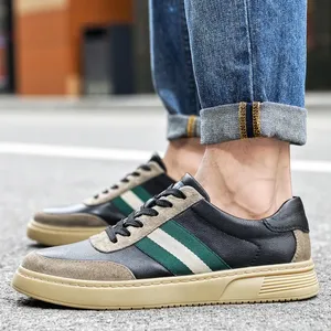 Zapatos Casuales de Marca 2026 para Hombre, Zapatos de Cuero Genuino, Vulcanizados, Antideslizantes, para Caminar, Zapatillas de Moda para Hombre, Suaves - Product Image 4