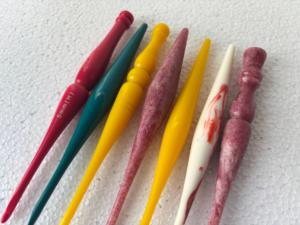 Premium Multi-Colored Ergonomic Wooden <b>Crochet</b> <b>Hooks</b> for Smooth Knitting & <b>Crochet</b> Projects - Product Image 5