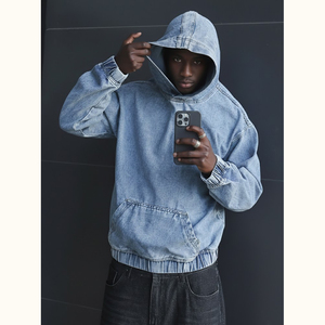 Sudadera con Capucha de 500GSM de Alto Gramaje con Lavado Ácido al por Mayor – Sudadera Vintage Lisa y con Estampado Personalizado con Bordado Premium. - Product Image 3