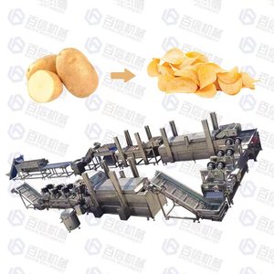 เครื่องทอดผักอัตโนมัติราคาดีสำหรับการผลิตขนมขบเคี้ยวมันฝรั่งทอด เครื่องจักรสำคัญสำหรับสายการผลิตมันฝรั่งที่มีประสิทธิภาพ - Product Image 6