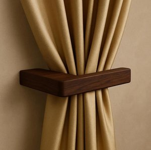 Wood <b>Curtain</b> Holdback Round 5cm Wood <b>Curtain</b> Poles Tiebacks Houseware Smart <b>Curtain</b> Decoration Items <b>Curtain</b> Ticback - Product Image 1