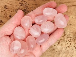 Rose Quartz Gemstone Carved Tumbled Stones 20-30mm Wholesale Irregular Shape Reiki Feng Shui <b>Mascot</b> Aashim Agate Gujarat Origin - Product Image 5