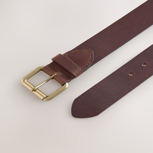 Ceinture décontractée pour homme de haute qualité en cuir véritable à 100 % avec boucle en laiton à ardillon solide, tailles personnalisées - Product Image 6
