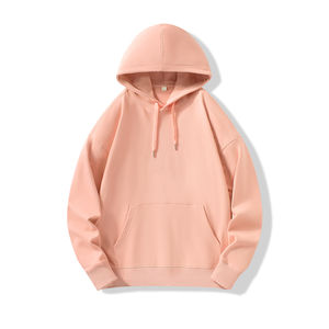 Sweat-shirts à capuche en coton épais de haute qualité pour femmes, logo imprimé personnalisé, col à capuche avec cordons de serrage, service OEM - Product Image 6