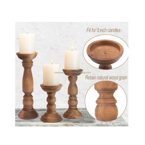 Ensemble de bougeoirs élégants, rustiques, vintage, faits à la main, en fer doré, luxueux, écologiques, décoration de table de Noël, maison, bureau, temple - Product Image 4