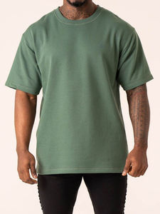 T-shirts en gros pour hommes, amples, surdimensionnés, personnalisables, à manches courtes, hauts de sport pour hommes, grandes tailles pour garçons - Product Image 1