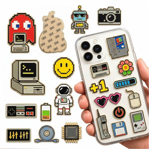 Custom Arab Camel Metal Phone <b>Stickers</b> for Smartphone Branding Self Adhesive Logo Emblems OEM Factory Bulk Wholesale Supplier - Product Image 6
