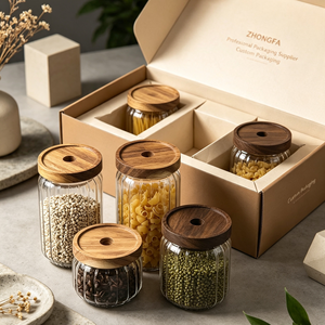 Tapa de Bambú Personalizada para Frascos de Vidrio Grandes con Logotipo, Tapa Redonda para Frascos de Almacenamiento de Alimentos, Diseño de Fábrica de Empaquetado OEM - Product Image 3