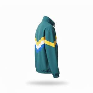 Veste coupe-vent de sport entièrement sublimée 2026 pour hommes, en tissu imperméable, col montant, grandes tailles, pour usage extérieur - Product Image 5