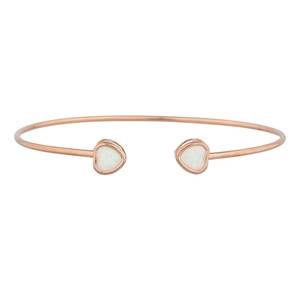 925 Sterling Silver Natural Excellent Quality Ethiopian Opal Gemstone Handmade Designer Adjustable Bangle For Women Customized - Product Image 3