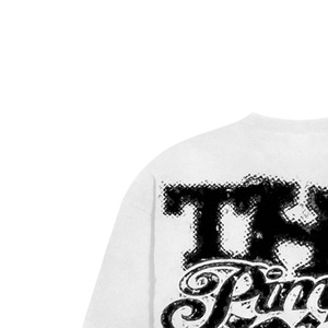 T-shirt surdimensionné en coton blanc style streetwear The Pimp Of Soul pour homme, à manches courtes, imprimé, col rond, en jersey - Product Image 2