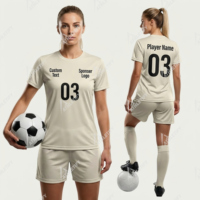 Kit de football par sublimation pour femmes, ensemble maillot et short de football personnalisés, uniforme d'équipe féminine personnalisé, fournisseur d'articles de sport