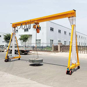 Grue à portique mobile légère et portable, réglable en hauteur, facile à assembler, capacité 500kg 1000kg 2000kg - Product Image 4
