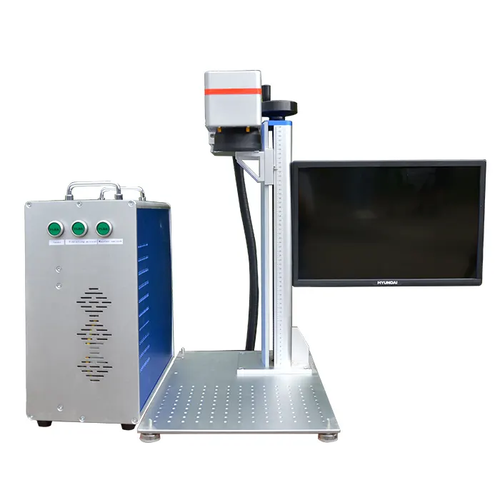 10% Discount 20/30/50W fiber laser marking machine for metal acrylic 0-4mm thickness working for the jewelry business