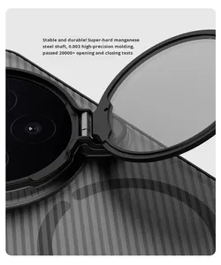 Factory Anti-peeping Protective Shockproof TPU PC Metal Phone Case Black Lens Retail <strong>Packaging</strong> Compatible for <strong>Vivo</strong> X300 Pro - Product Image 4