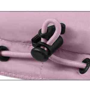 Women's Elegant Look Stand Collar Puffer <b>Jacket</b> Solid Design Plain <b>Pink</b> Color Women's Polyester Pullover - Product Image 6
