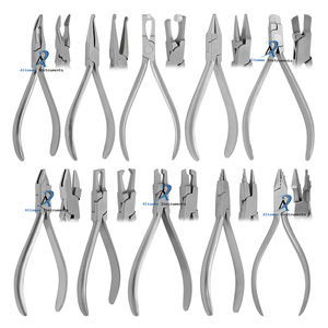 Juego de alicates de ortodoncia dental de 10 piezas para extracción de brackets Weingart tipo pico de pájaro, para doblar alambres de triple articulación y formar coronas y arcos en laboratorio - Product Image 4