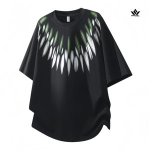 เสื้อยืดโอเวอร์ไซส์ผู้ชาย สีพื้น คอกลม แขนสั้น ผ้าฝ้ายถัก 100% ระบายอากาศได้ดี น้ำหนัก 180 กรัม สไตล์ลำลอง สตรีทแวร์ - Product Image 2