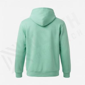 Sweat à capuche polaire personnalisé avec logo pour homme – Qualité supérieure, décontracté, épais, respirant, hiver, uni, teint, personnalisable - Product Image 2