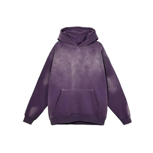 Sudadera con Capucha de Invierno Resistente al Viento, Lavado Ácido, de Alta Calidad para Hombre, Corte Regular, Forro Polar 100% Algodón, Logotipo Personalizado, Ecológica, Transpirable, con Bolsillo - Product Image 2