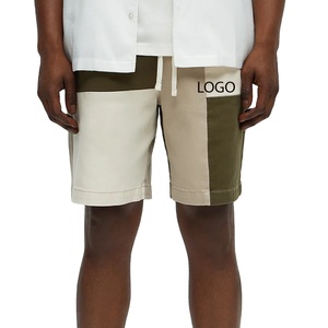 Casual Outdoor Activities Travel Comfort 2026 <b>Men</b> Color Block <b>Shorts</b> With Custom Logo Design For Wholesale Buyers OEM Service - Product Image 1
