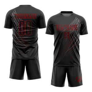 Uniforme de Fútbol Sublimado Personalizado y Transpirable, Nuevo Uniforme de Entrenamiento de Fútbol Personalizado, Uniforme de Fútbol Estampado de Manga Corta - Product Image 3