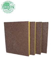 RIKEN Sanding Sponge Block 100 Grit Yellow <b>Foam</b> <b>Pad</b> Made in UK for Hand Sander Abrasive Tools - Product Image 4