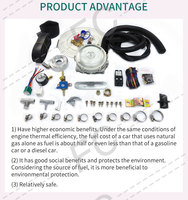 Kit de conversion au GNC de troisième génération, moteurs à carburateur GNV, système autogaz EFI, GNV carburado, GNC injecté