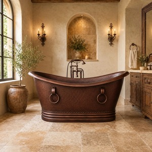 อ่างอาบน้ำทรงคลาสสิกแบบขาตั้ง สำหรับบ้านหรูและตกแต่งภายในโรงแรม - Product Image 6
