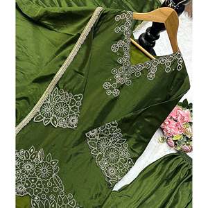 Women's Beautiful <b>Top</b> Bottom and Dupatta Set for Parties - Product Image 5