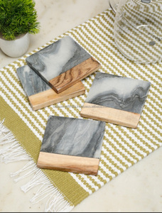 Latest Design Handcrafted Marble <b>Drink</b> <b>Coasters</b> Smooth Finishing Kitchen Interior Unique Craft India Tea Coffee Set Holder Gift - Product Image 3