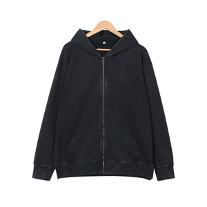 Ventes en gros de sweats à capuche pour femmes avec fermeture éclair bidirectionnelle, personnalisation de la marque, marque de mode, étiquette privée, livraison rapide - Product Image 4