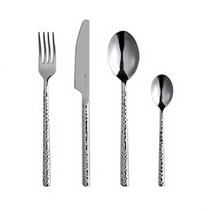 Juego de Cubiertos Reutilizables para Boda con Logotipo Personalizado, Diseño Grabado a Mano, Estilo Americano, Acabado Mate, Dorado y Plateado - Product Image 6