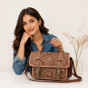 Sac à bandoulière en cuir véritable fait main, nouvelle collection, multi-usages, haute qualité, sac pour ordinateur portable, sacs unisexes en cuir - Product Image 3