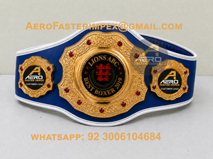 เข็มขัดยกน้ำหนักหนังแท้แบบกำหนดเอง AERO FASTER IMPEX รุ่นแชมป์เปี้ยนชิพ ปรับขนาดได้ หัวเข็มขัดโลหะผสมเคลือบทองแบบตะวันตก พร้อมโลโก้แบบกำหนดเอง สีดำ - Product Image 5