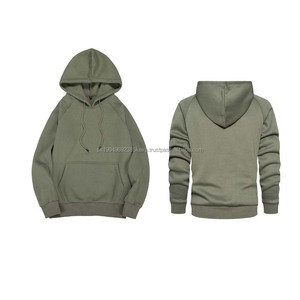 Nueva moda bordado Logo Hoodie Fleece Pullover Hoodies Hombres Casual Color sólido Sudaderas - Product Image 2