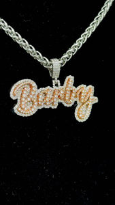 Personnalisable Argent 925 Glacé D VVS1 Moissanite Diamant Lettre Pendentif Hiphop Logo Plaqué Or pour Hommes et Femmes Cadeau de Fête - Product Image 2