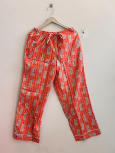 Ensemble de pyjama pour femmes avec chemise et pantalon en coton, imprimé animal, avec pochette, confortable pour se détendre et dormir - Product Image 2